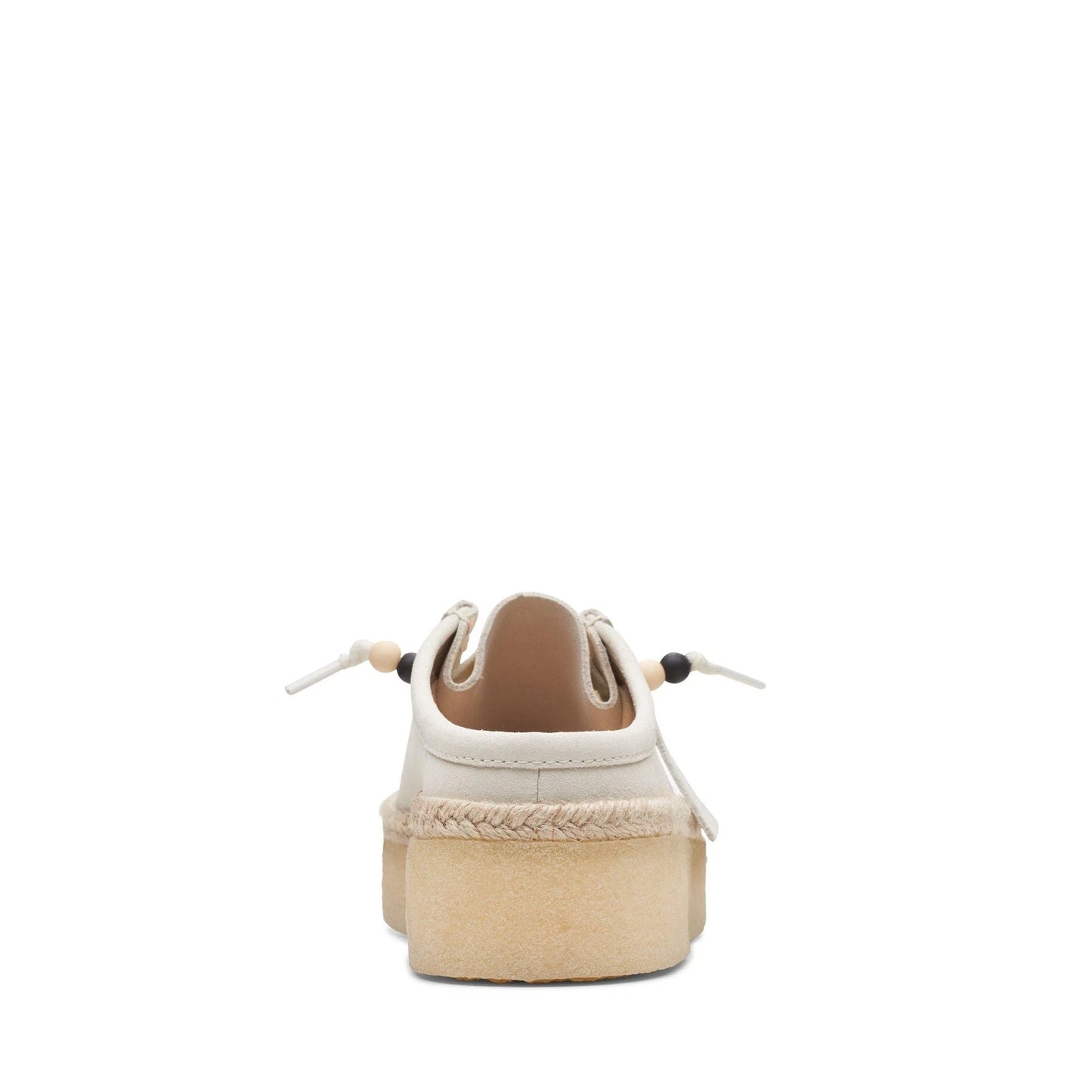 Clarks Originals Women’s Wallabee Moccasin Cup Lo – White Suede Casual Shoes