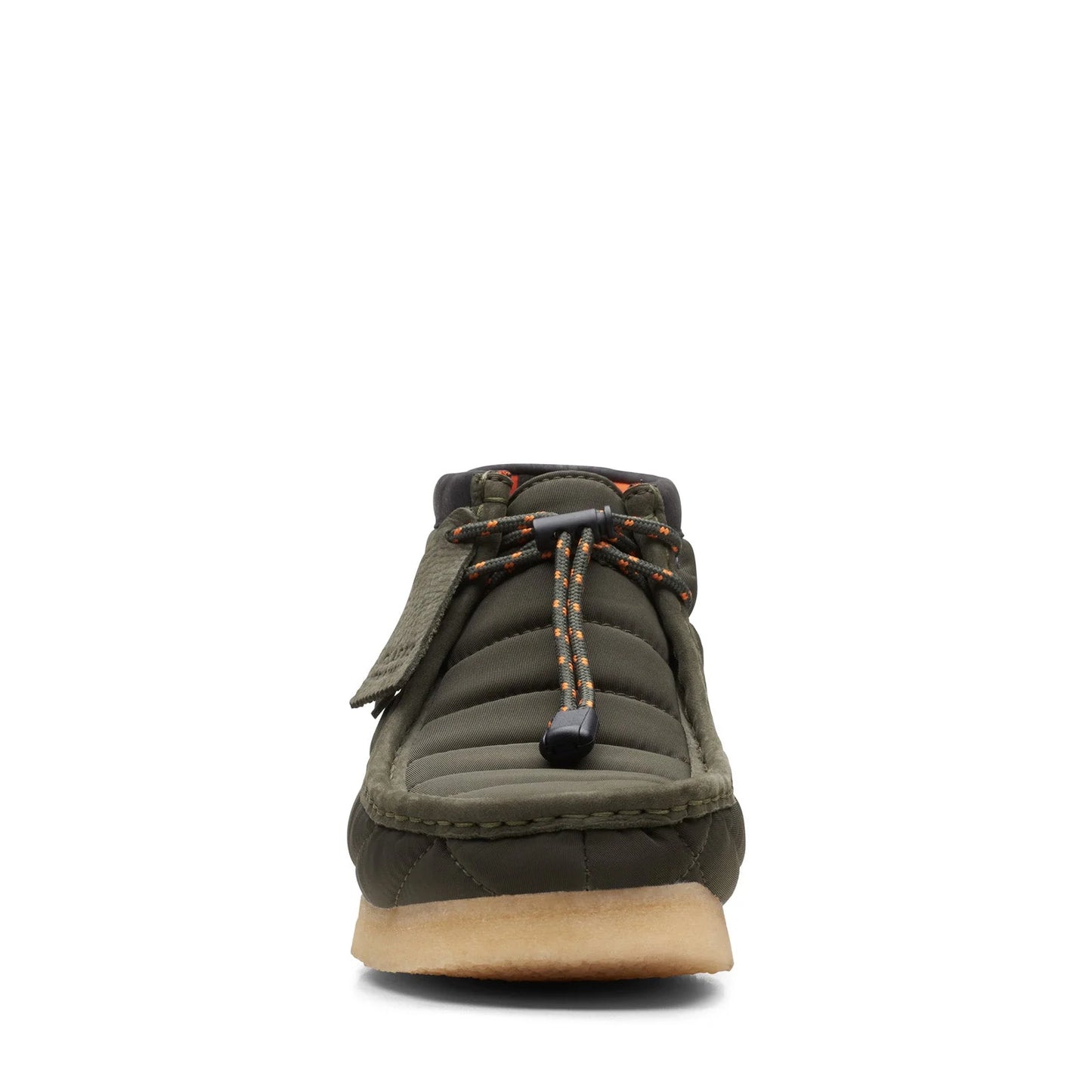 Clarks Wallabee Boot Men’s Green Canvas Lace-Up Chukka
