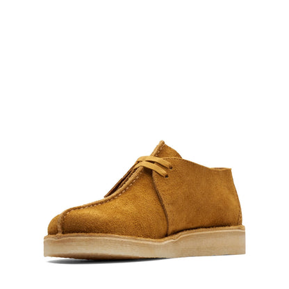 Clarks Desert Trek Men’s Brown Suede Casual Lace-Up Shoes