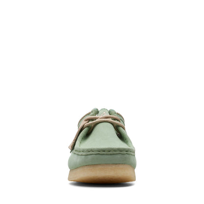 Clarks Originals Men’s Wallabee Moccasin – Green Suede Casual Shoes