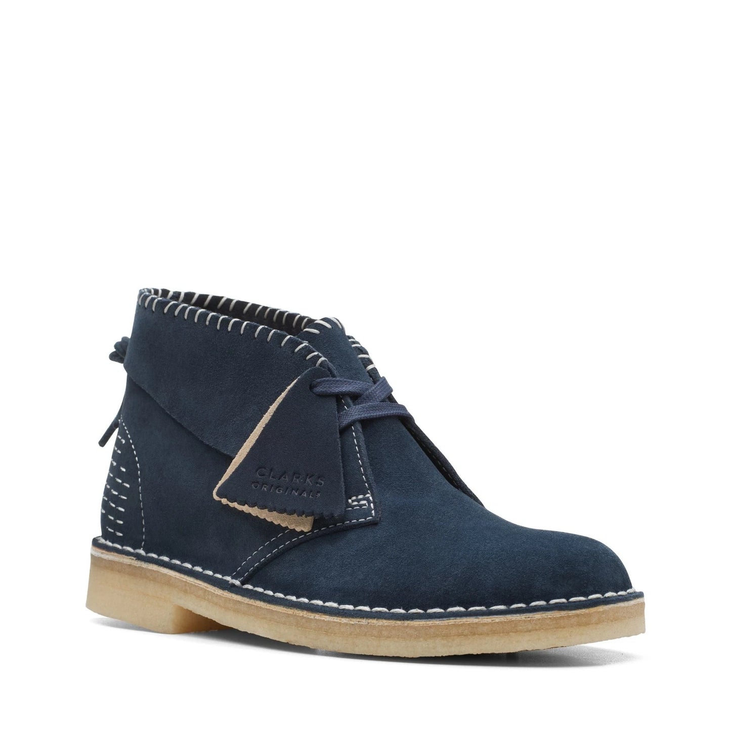Women’s Clarks Desert Boot – Navy Sashiko