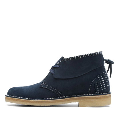 Women’s Clarks Desert Boot – Navy Sashiko