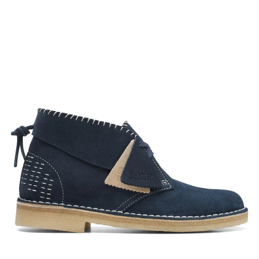Women’s Clarks Desert Boot – Navy Sashiko