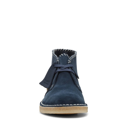 Women’s Clarks Desert Boot – Navy Sashiko